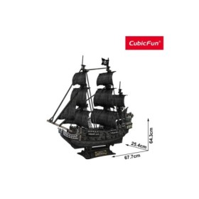 Cubic Fun - Puzzle 3D Nava Mare Queen Anne 328 Piese Cubic Fun - 1
